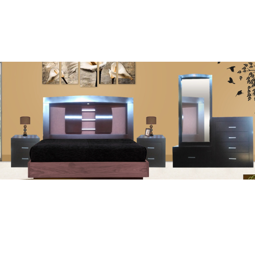 Alaska Luxury Bedroom Collection / Plush Comfort Set / Sleek Modern Design
